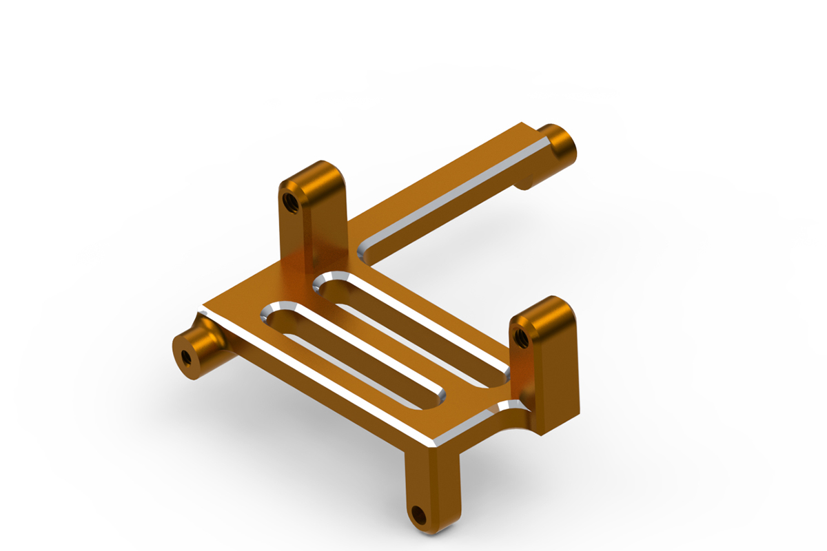 HPI Aluminum Schaltservohalterung (Orange) 161148