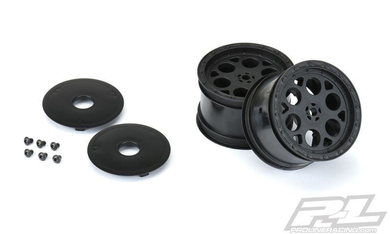 Pro-Line Showtime 2.2 Felge schwarz 12mm Sechskant für Dirt Oval Buggy Hinterfelge 2783-03