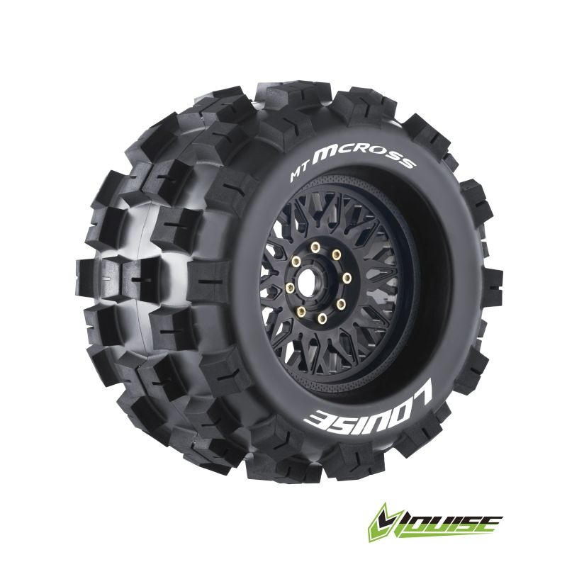 Louise MT-MCROSS 1/8 Sport auf 3.8 Felge schwarz (2) L-T3276X