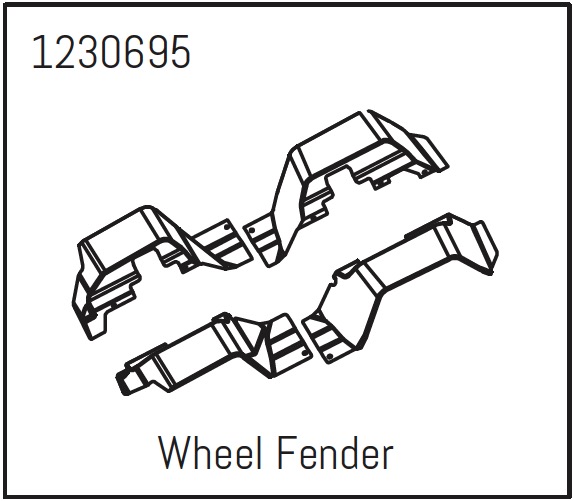 Absima Wheel Fender Set - Khamba 1230695