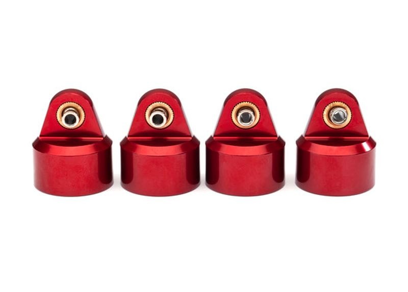 Traxxas Dämpfer-Kappen Alu rot GT-Maxx Dämpfer (4) 8964R