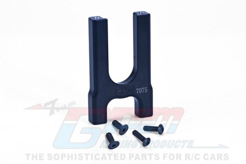 GPM Aluminium Mitteldiffhalter vorne schwarz ARRMA Kraton, Talion, Typhon, Outcast, Notor. MAK017ANBK