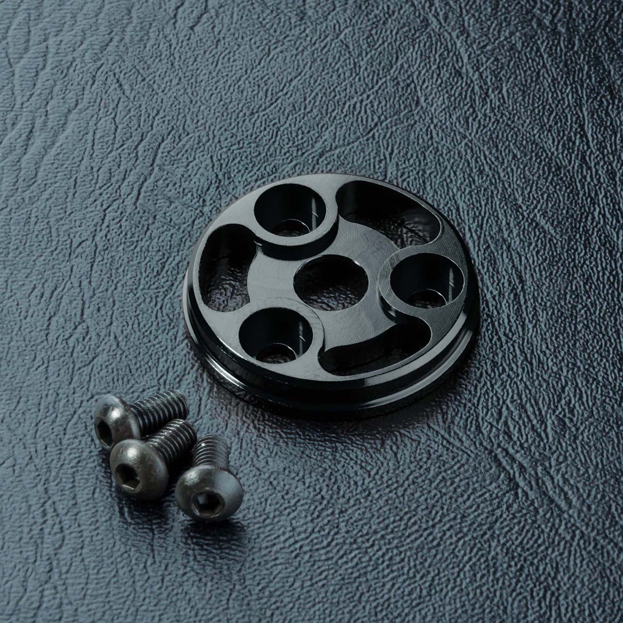 210461BK Hauptzahnrad Gegenplatte Aluminium schwarz