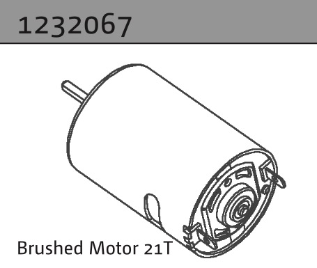 Absima Brushed Motor 21T 1232067