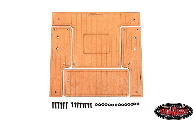 RC4WD Cargo Bed Wood Decking for RC4WD Gelande II 2015 Land Rover VVV-C1144