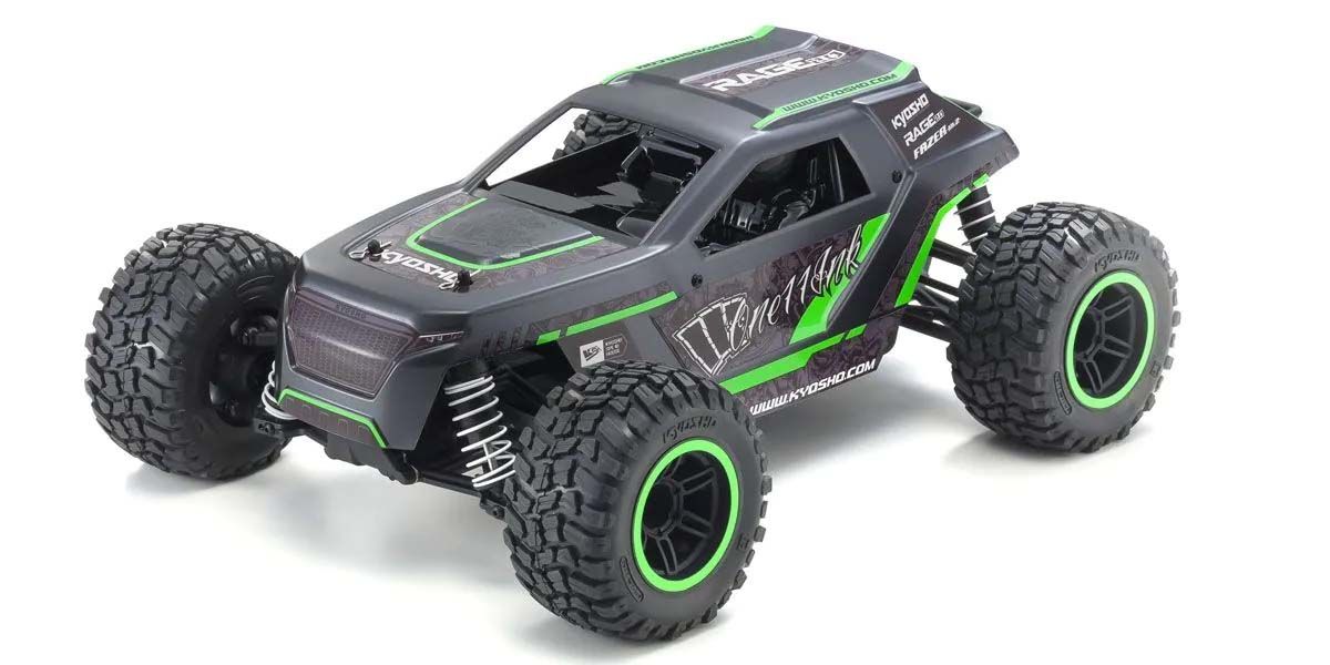 Kyosho RAGE 2.0 FAZER MK2 1:10 EP 4WD ReadySet Grün 34411T1C