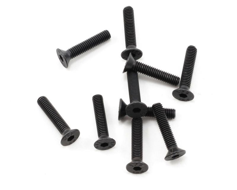 ProTek RC 3x15mm High Strength Flachkopfschrauben (10)  PTK-H-2206