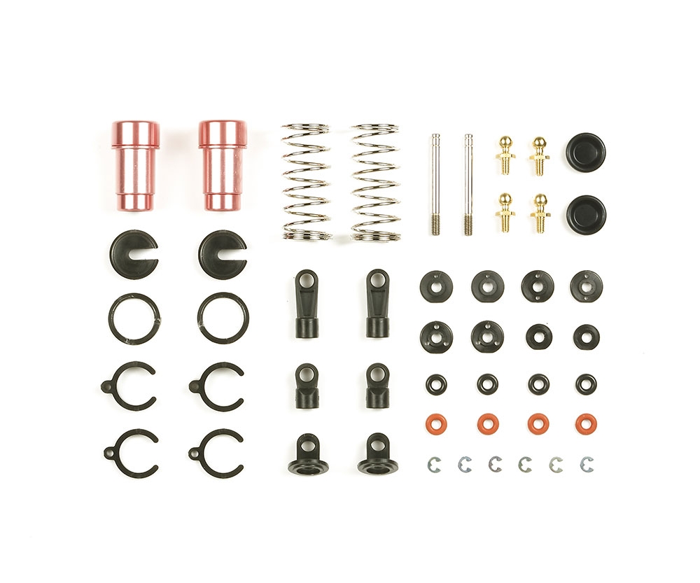 Tamiya 53155 Alu Stoßdämpfer (2) Low Friction lila 300053155