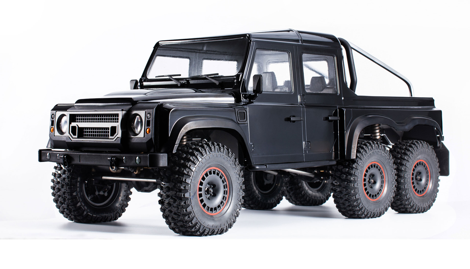 Amewi AMXRock RCX10.3B Scale Crawler 6x6 Pick-Up 1:10 ARTR grau (Basis Version) 22555