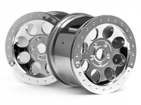 HPI MAG-8 Felgen Chrom (83X56mm/2St/Savage) 3187