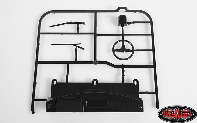 RC4WD Mojave II Dash and Wiper Parts Tree (Black) Z-B0080