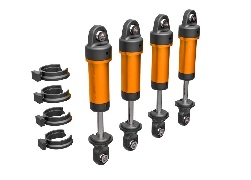 Traxxas GTM Stoßdämpfer, 6061-T6 aluminum Orange eloxiert (ohne Federn)# 9764-ORNG