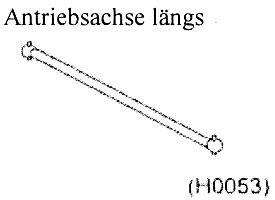 Antriebsachse längs