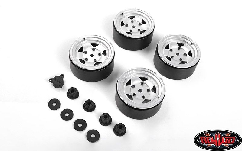RC4WD Seren 2.2 Beadlock Wheels w/ Center Caps (Silver) VVV-C1013