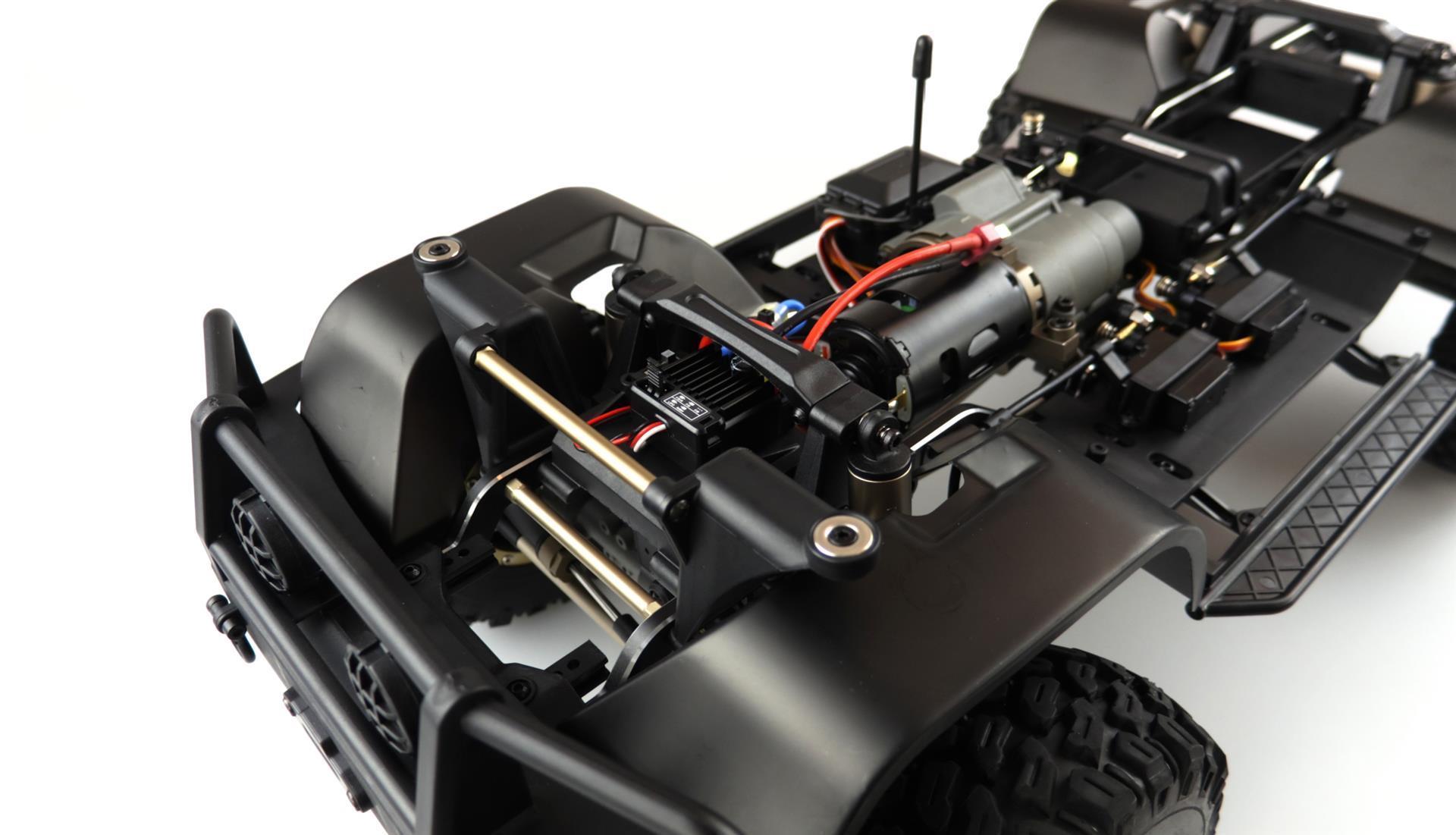 Amewi AMXRock RCX8P Scale Crawler Pick-Up 1:8, RTR grün 22471