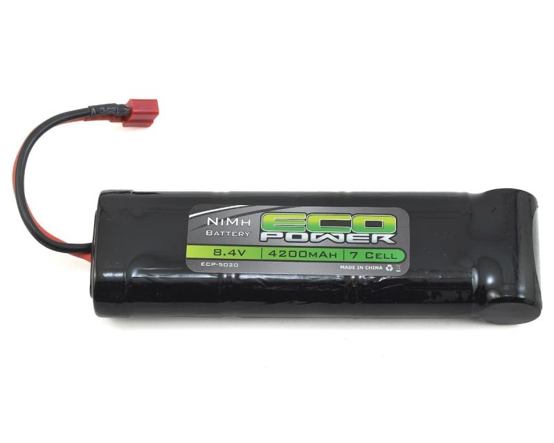 EcoPower 8.4V/4200mAh 7-Cell NiMH Stick Pack Batterie mit T-Style Stecker ECP-5020