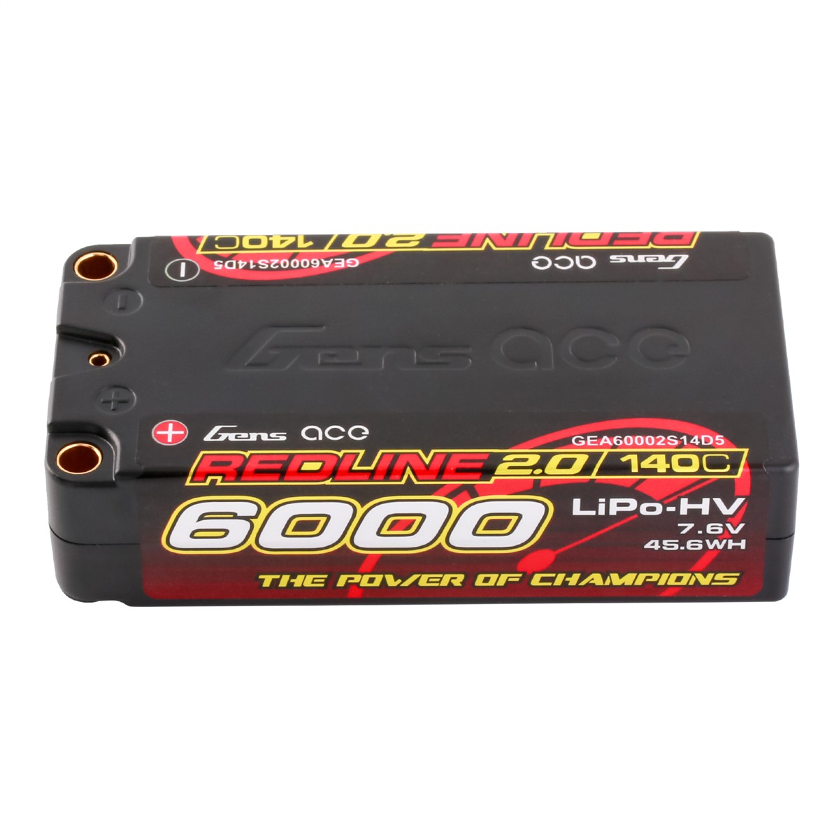 Gens Ace Rotline 2.0 Series 6000mAh 2S2P 7.6V 140C HardCase HV Lipo Akku Pack mit Hardcase 63# GEA60002S14D5