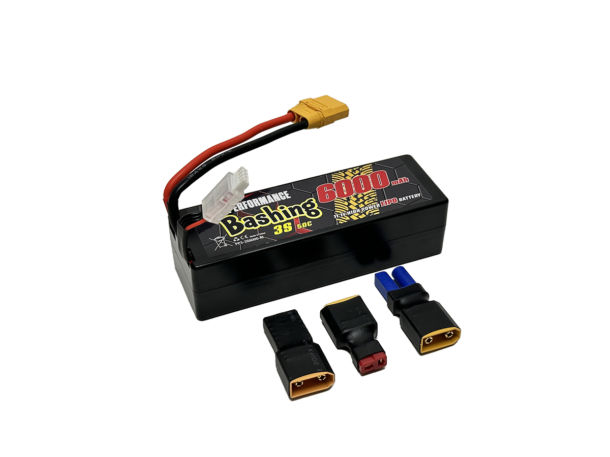 Pink Performance Bashing LiPo Akku 3S 11.1V-6000-50C (Multi) 139x47x39mm 460g PP3-3S6000-M