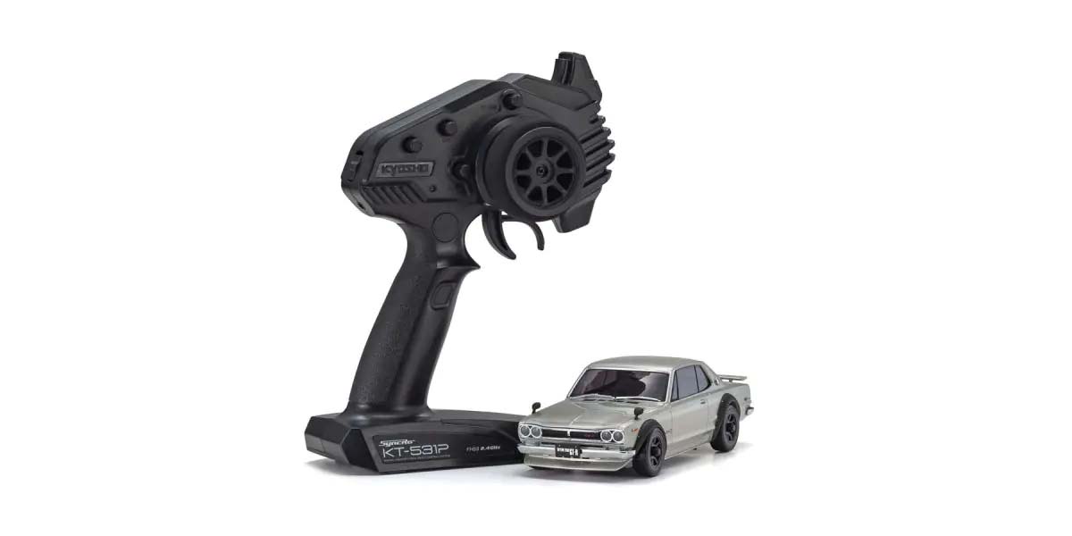 Kyosho Mini-Z MR04 RWD Skyline 2000GT-R KPGC10 Silver (N-MM2/KT531P) 32359S - Abbildung 3