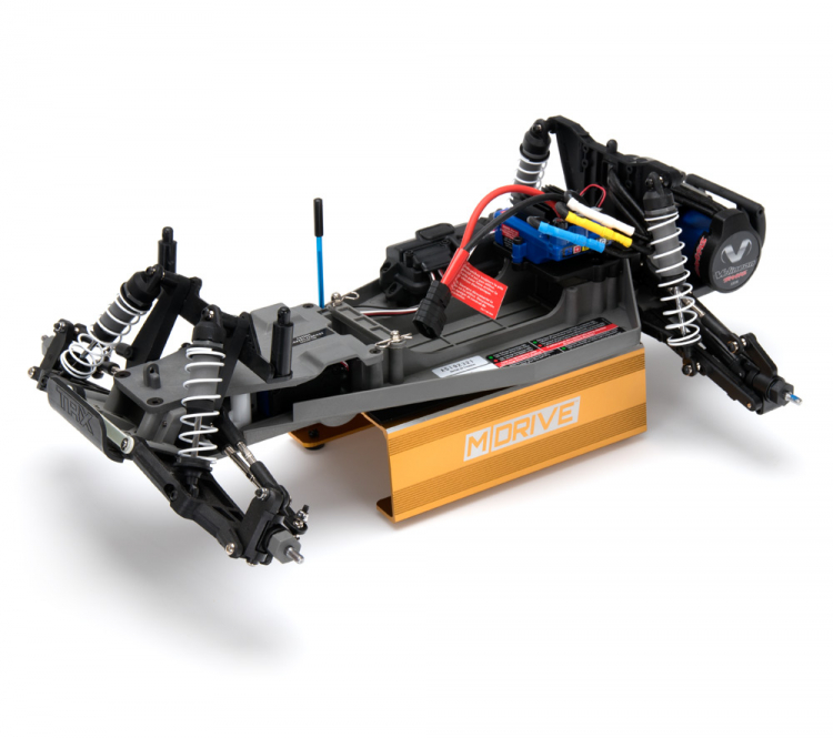 M-DRIVE RC-Car Ständer Aluminium Gold - 165x105x60mm MD92100
