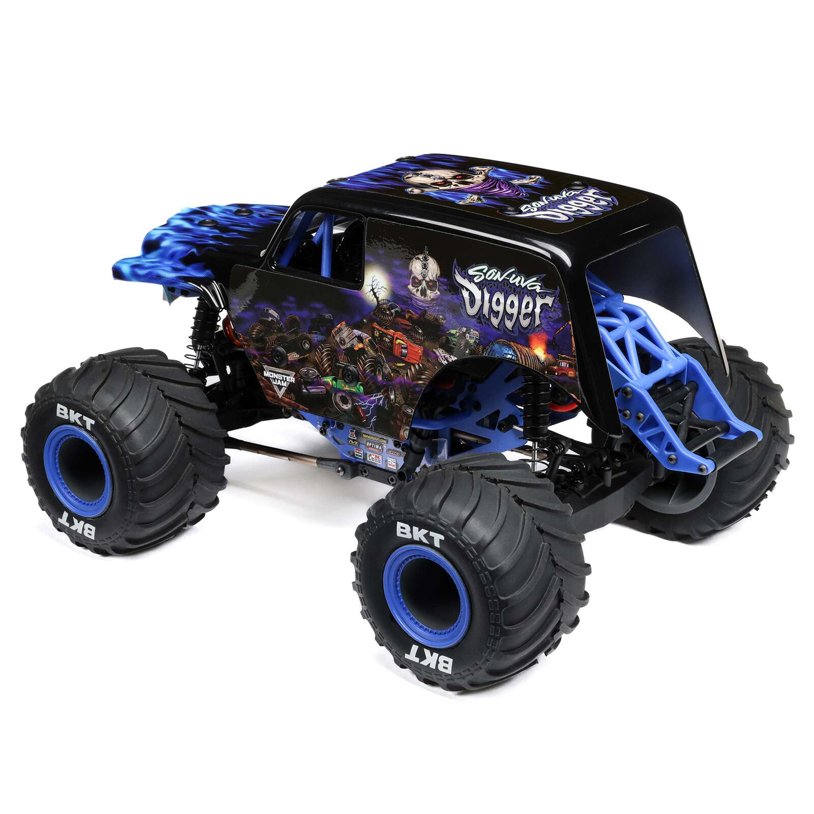 Losi Mini LMT Son Uva Digger 1/18 4WD Monster Truck LOS01026T2
