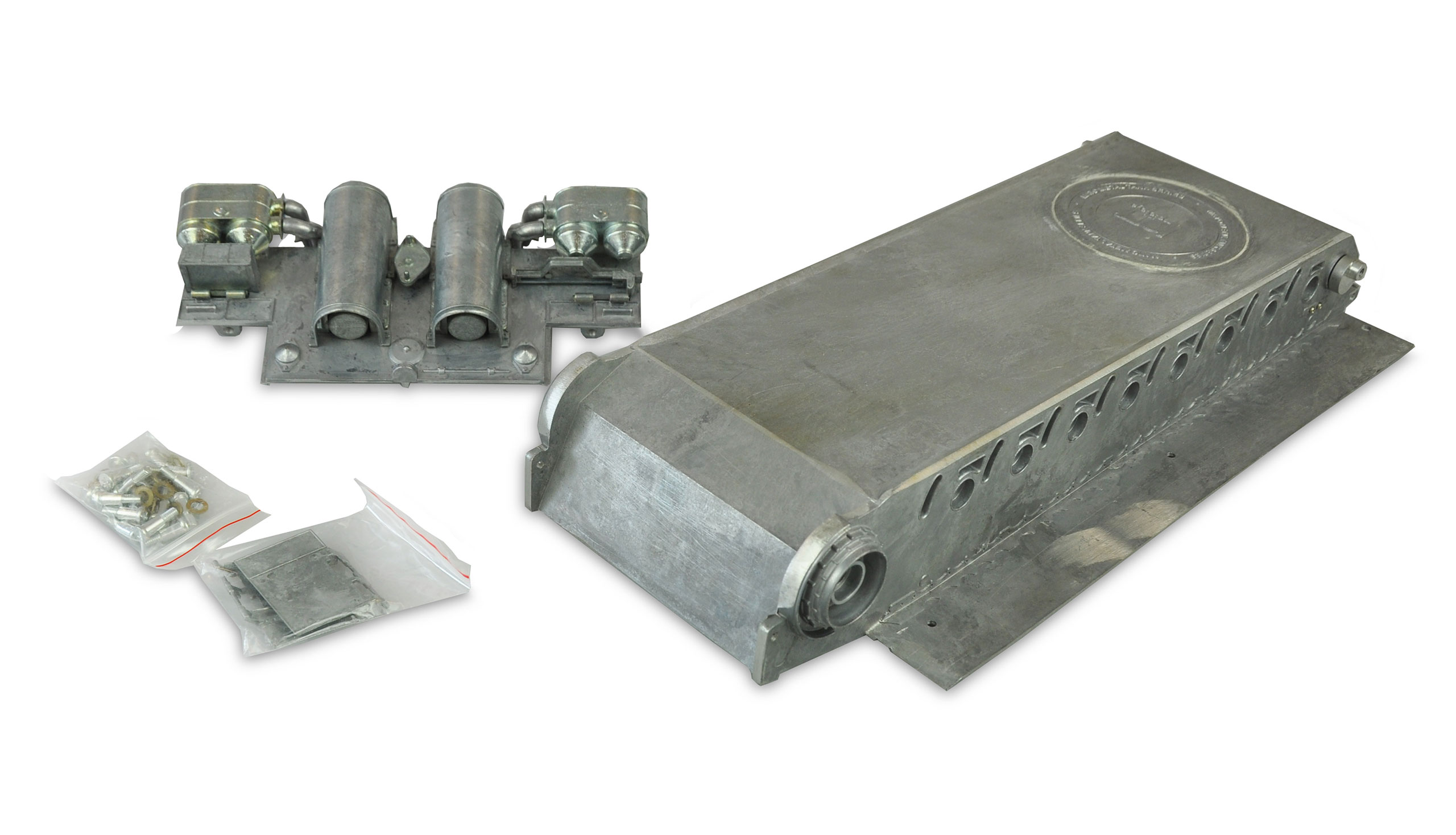 Amewi Chassis mit Kettenspanner und Rückwand 1:16 Tiger MT041 - Abbildung 1