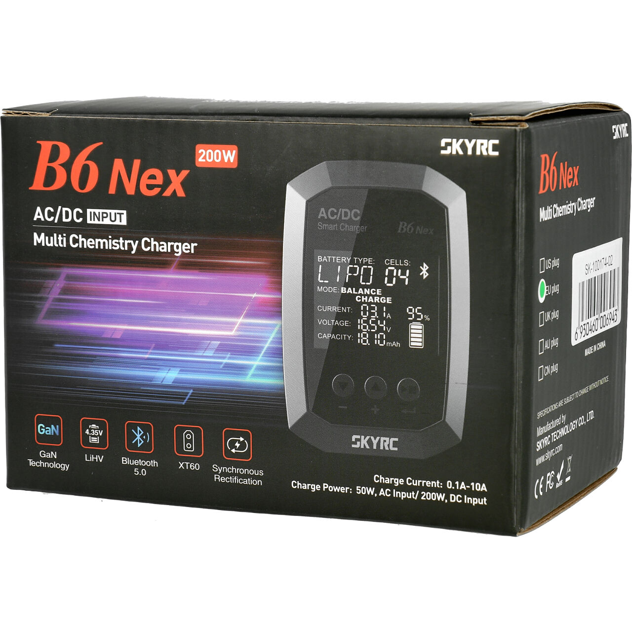 SkyRC B6 Nex AC/DC Ladegerät LiPo 10A 200W SK-100174