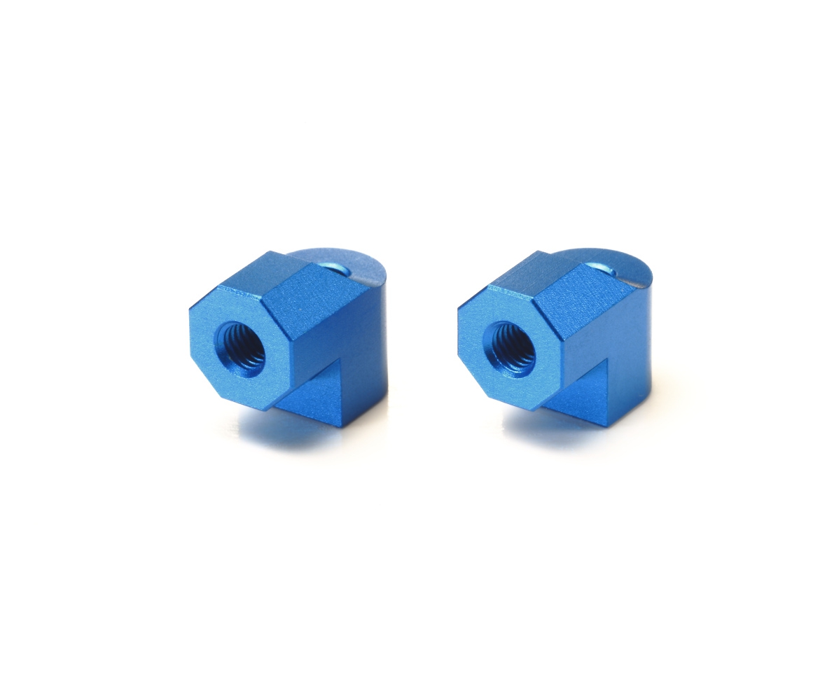 Tamiya 54725 TA-07 Alu Halterung Motorträger (2) Blau 300054725