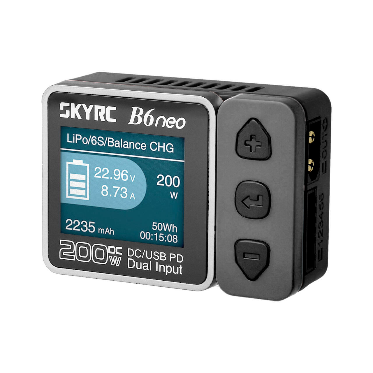 SkyRC B6neo Ladegerät grau LiPo 1-6s 10A 200W SK-100198-02