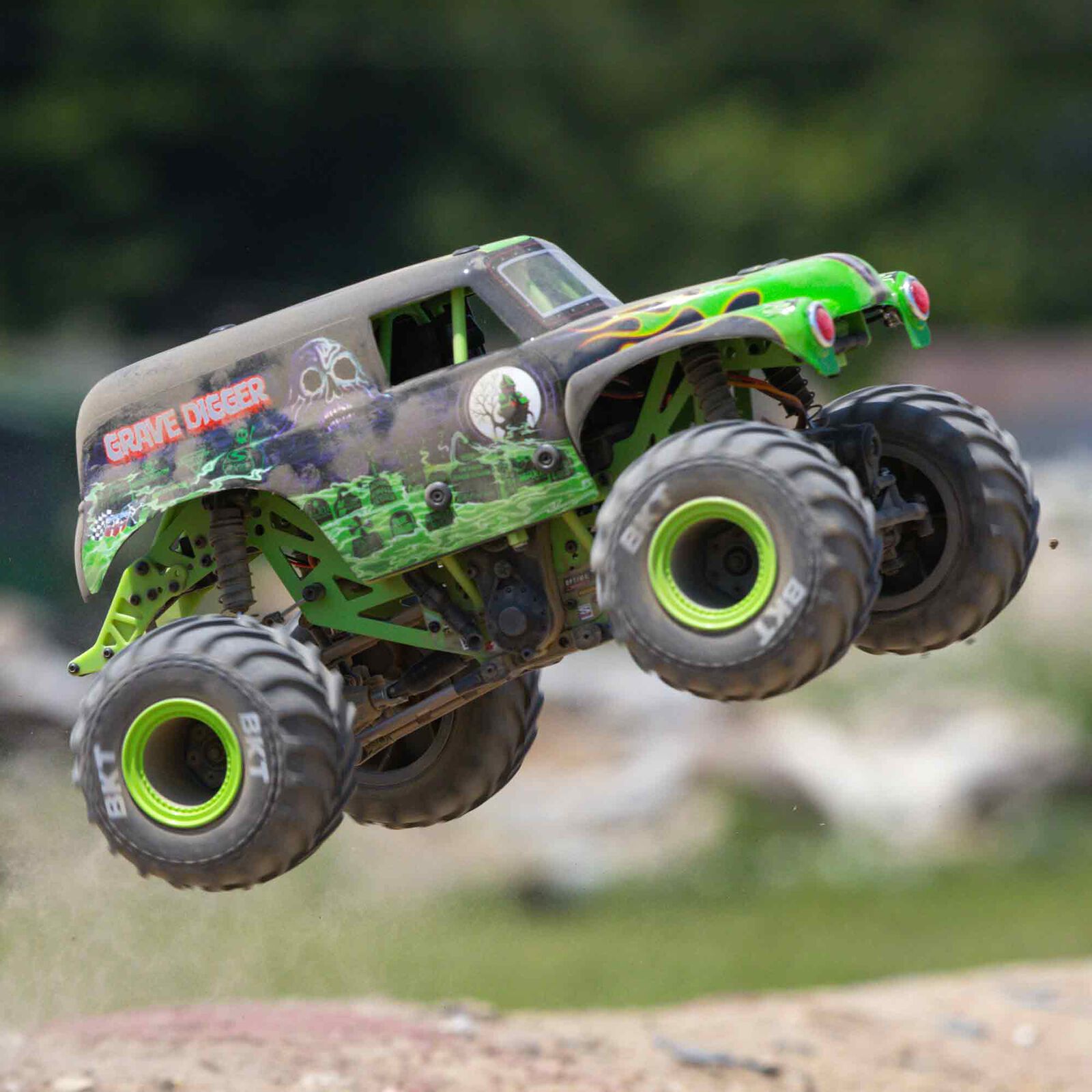 Losi Mini LMT Grave Digger 1/18 4WD Monster Truck LOS01026T1
