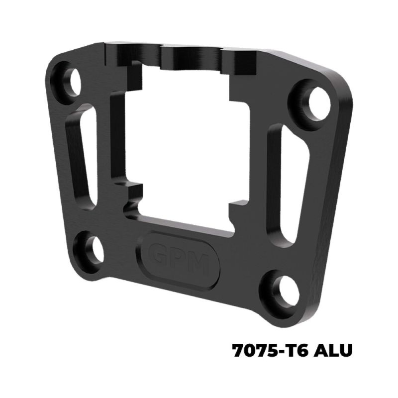 GPM Alu Bulkhead-Halterung hi verstärkt schwarz TRX MiniMaxx TXMM009BK - Abbildung 1