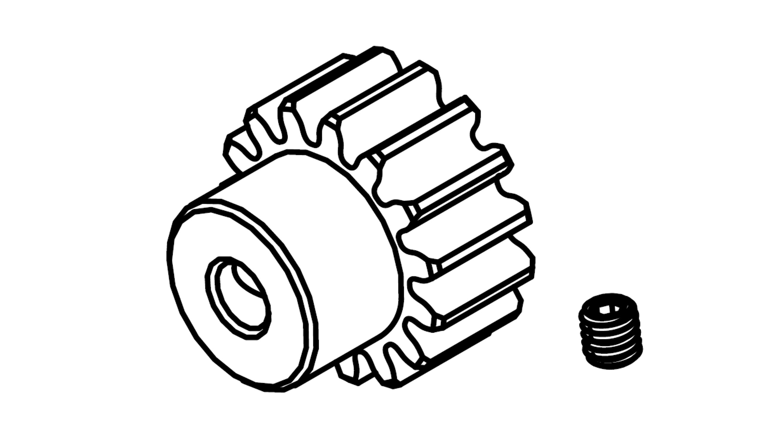 Amewi Motorritzel 18 Zähne Modul 0,8 17223065