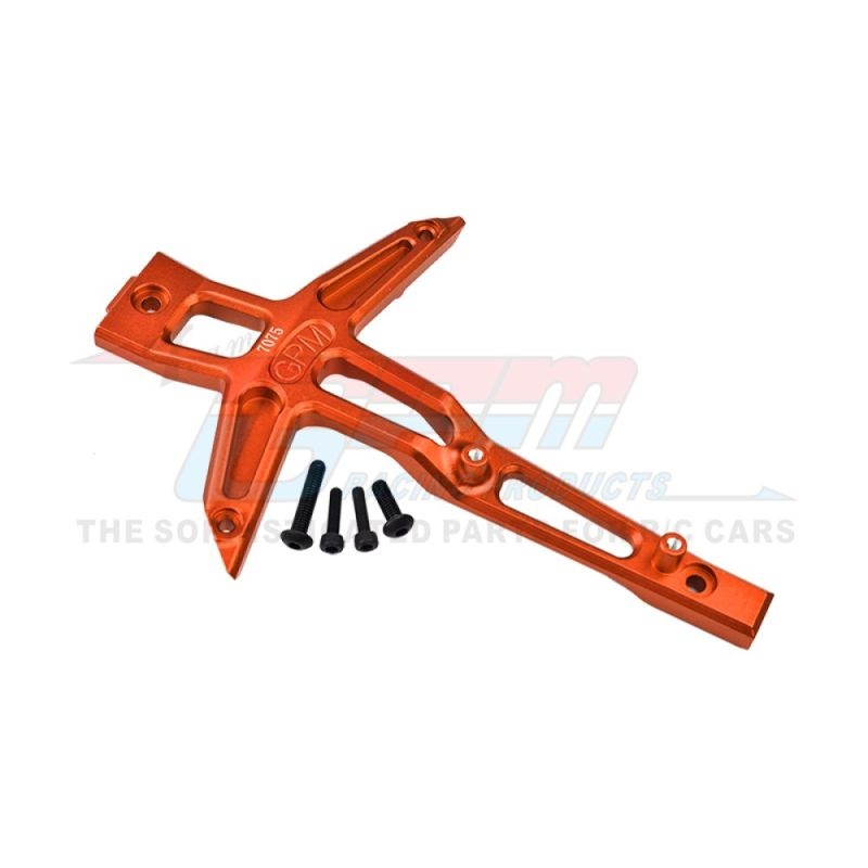 GPM Aluminium Chassis Oberdeck vorn orange TRX Maxx, Maxx Slash TXMS048CNOR