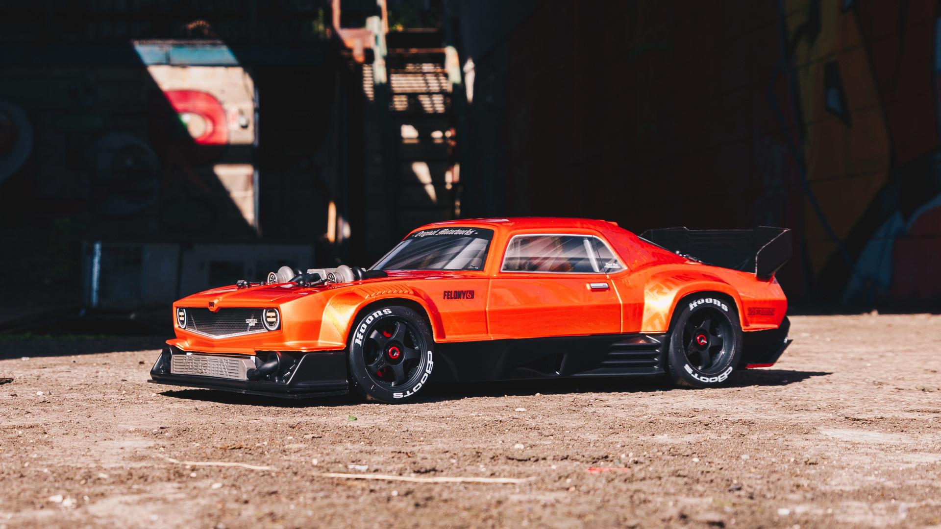 ARRMA 1/7 FELONY 6S BLX Street Bash All-Road Muscle Car RTR Orange ARA7617V2 - Abbildung 2