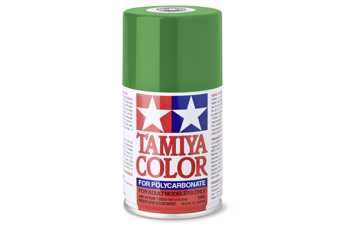 Tamiya Color Lexan Spray Farbe PS-25 Hellgrün PS25 Light Green 100ml 300086025 - Abbildung 1