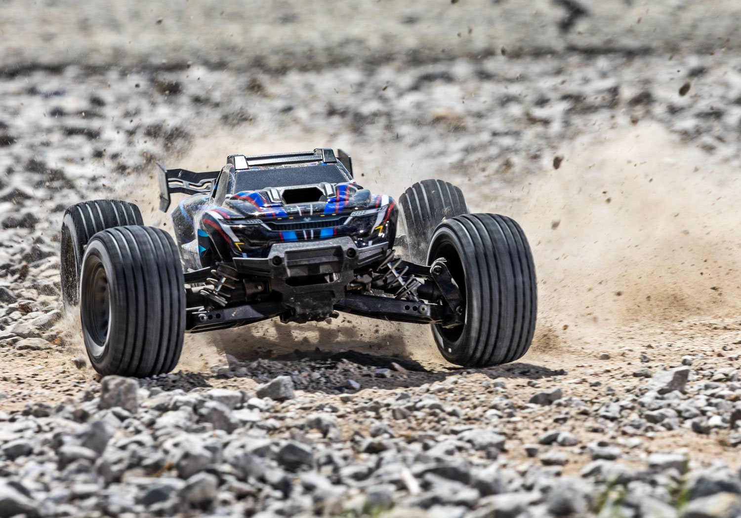Traxxas MINI-XRT VXL-3S 4x4 1/16 Race Truck Blau mit 2S Akku/Lader 108076-1