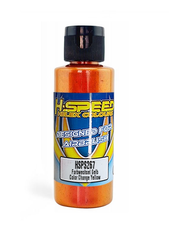 H-SPEED Lexan Airbrush Farbe 60 ml Farbwechsel Gelb/ColorChg Yellow HSPS267
