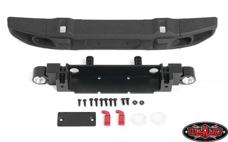 RC4WD OEM Wide Front Bumper w/ License Plate Holder VVV-C1105