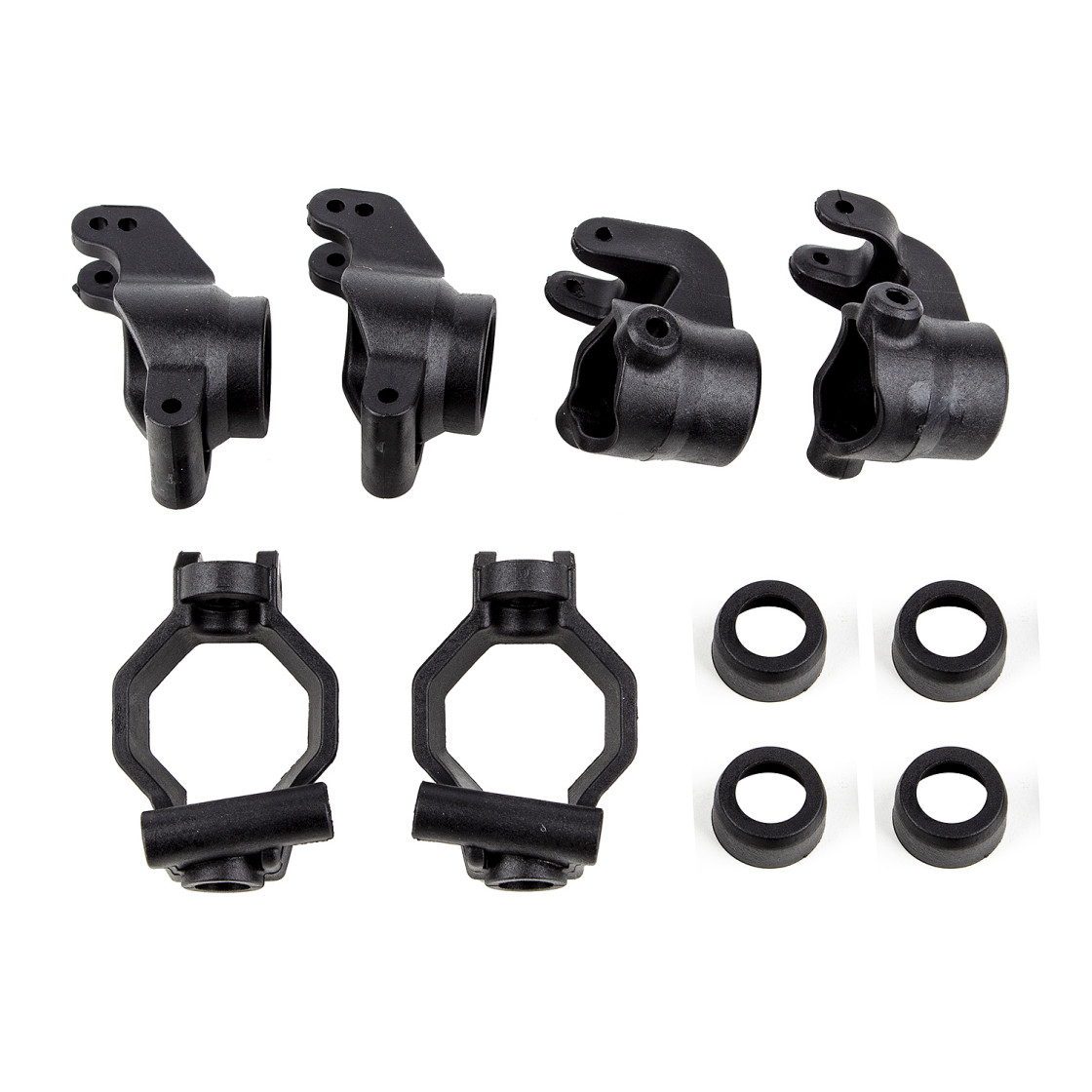 Team Associated RIVAL MT8 Caster Blocks, Steering Blocks, Rear Hubs Set AE25915 - Abbildung 1