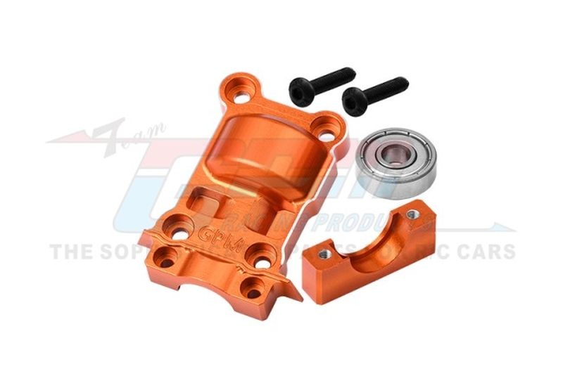 GPM Alu Getriebe-Abdeckung hinten orange TRX X-MAXX, XRT XRT038MNOR