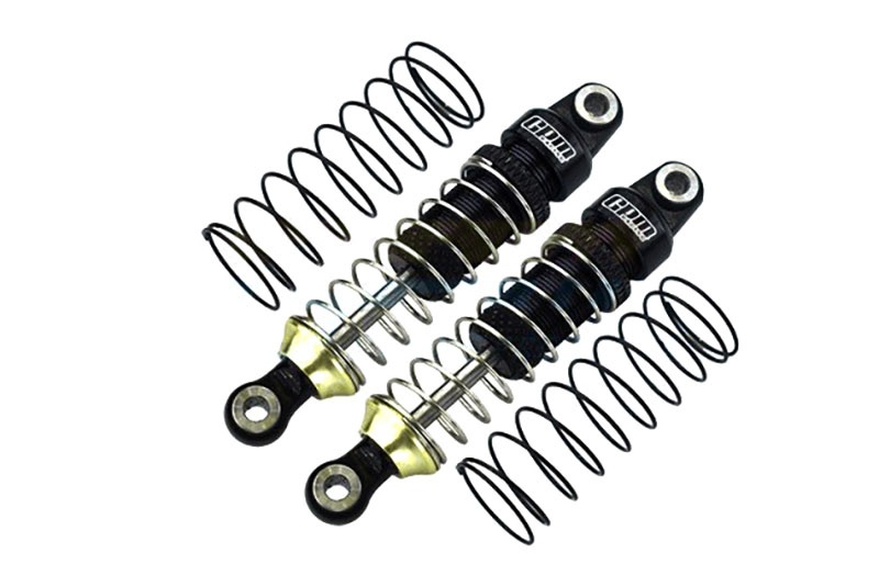 GPM Dämpfer 6061-T6 Alu schwarz 52mm mit Federn v/h Traxxas-4M - Abbildung 1