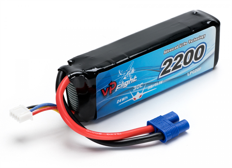 Vapex LiPo Akku 3S 11,1V 2200mAh 30C EC3-Stecker LP020EC3