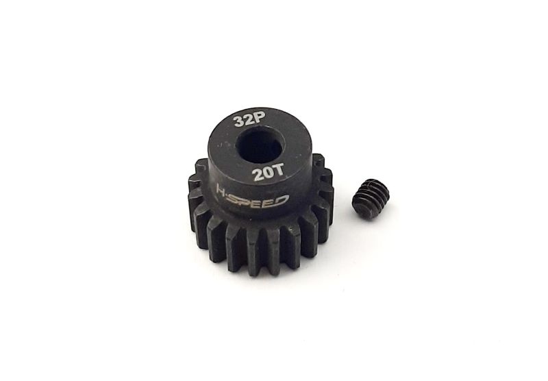 H-SPEED Ritzel 20 Zähne 32dp, 5mm Stahl (M0.8) HSPX220