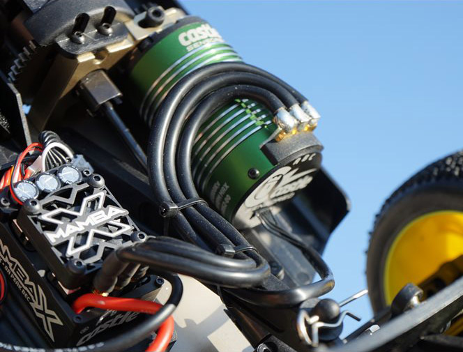 Castle MAMBA X Sensor ESC mit 1512-1800KV Combo E-Buggy 010-0155-06