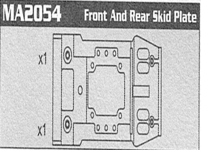 Amewi MA2054 Skid Plate Bumper Set 2Pcs Raptor MA2054