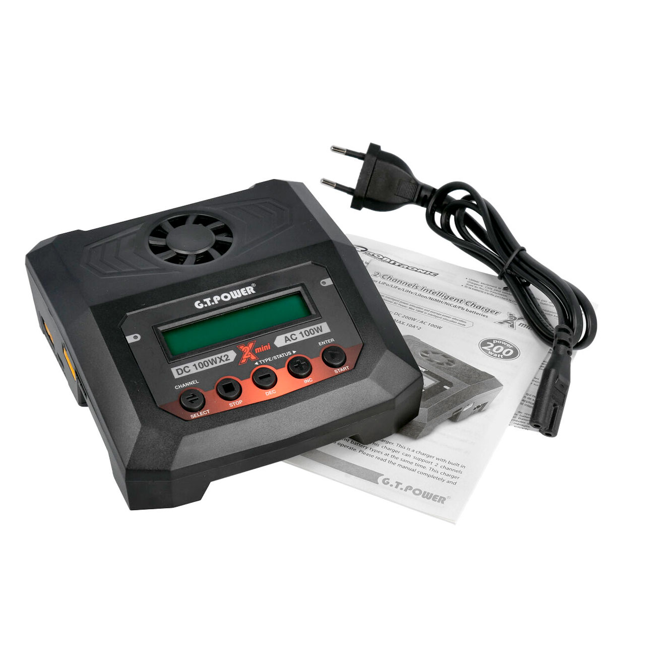 GT-Power Ladegerät X2Mini LiPo 1-4s 100W AC GT171