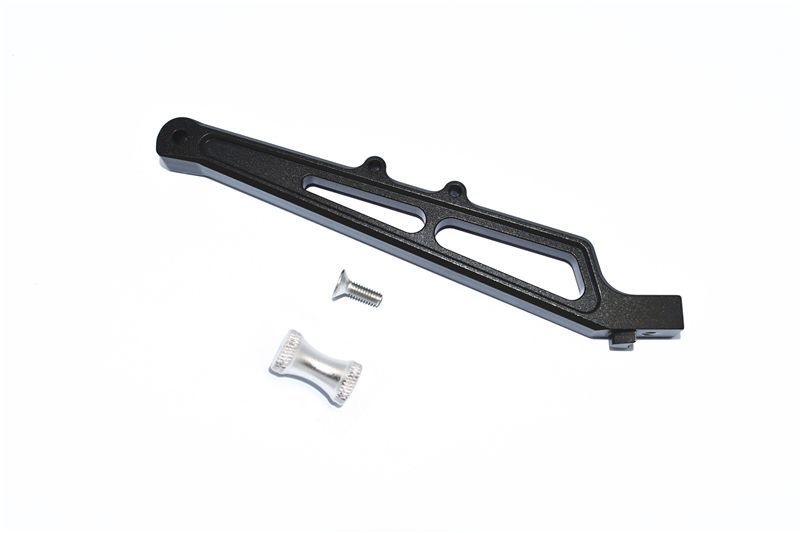 GPM Alu Chassisverstärkung & Hülse hinten schwarz ARRMA Limitless, Infraction 6s MAF016RABK