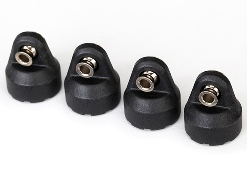 Traxxas Dämpfer-Kappen (schwarz) (4) inklusive Kugeln 8361 - Abbildung 1