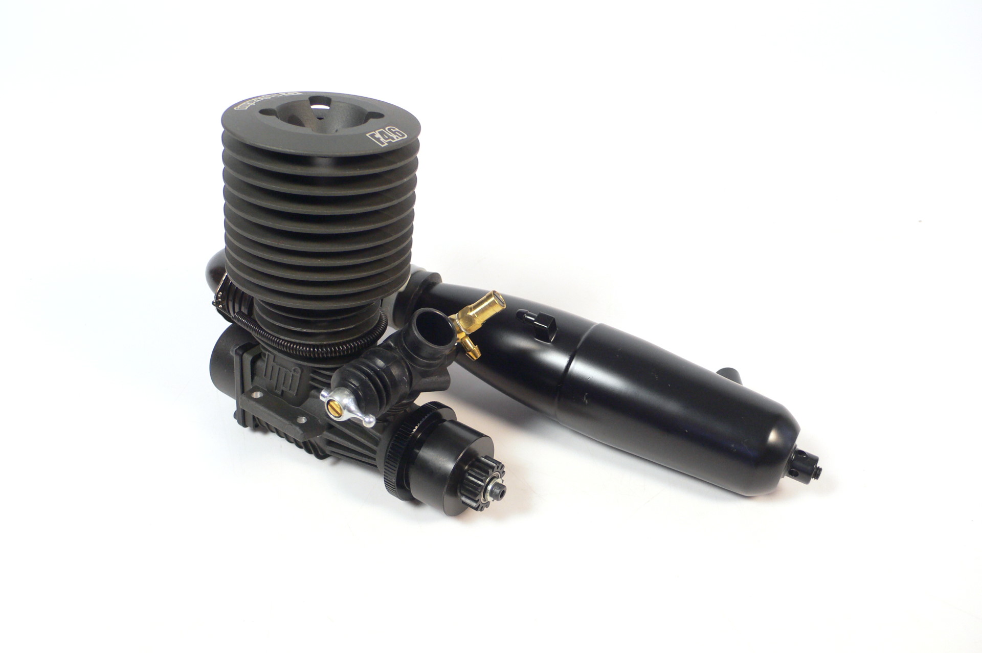 HPI Nitro Star F4.6 V2 Motor 1/8 Verbrenner 4,6ccm m. Reso, Vergaser & Kupplung - Abbildung 1