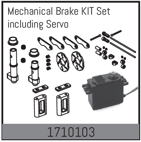 Absima Mechanische Bremse Ausbausatz inklusive Servo 1710103